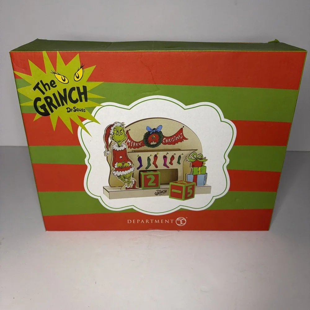 Grinch Department 56 Christmas Countdown Advent CalendarDr Seuss Collectible